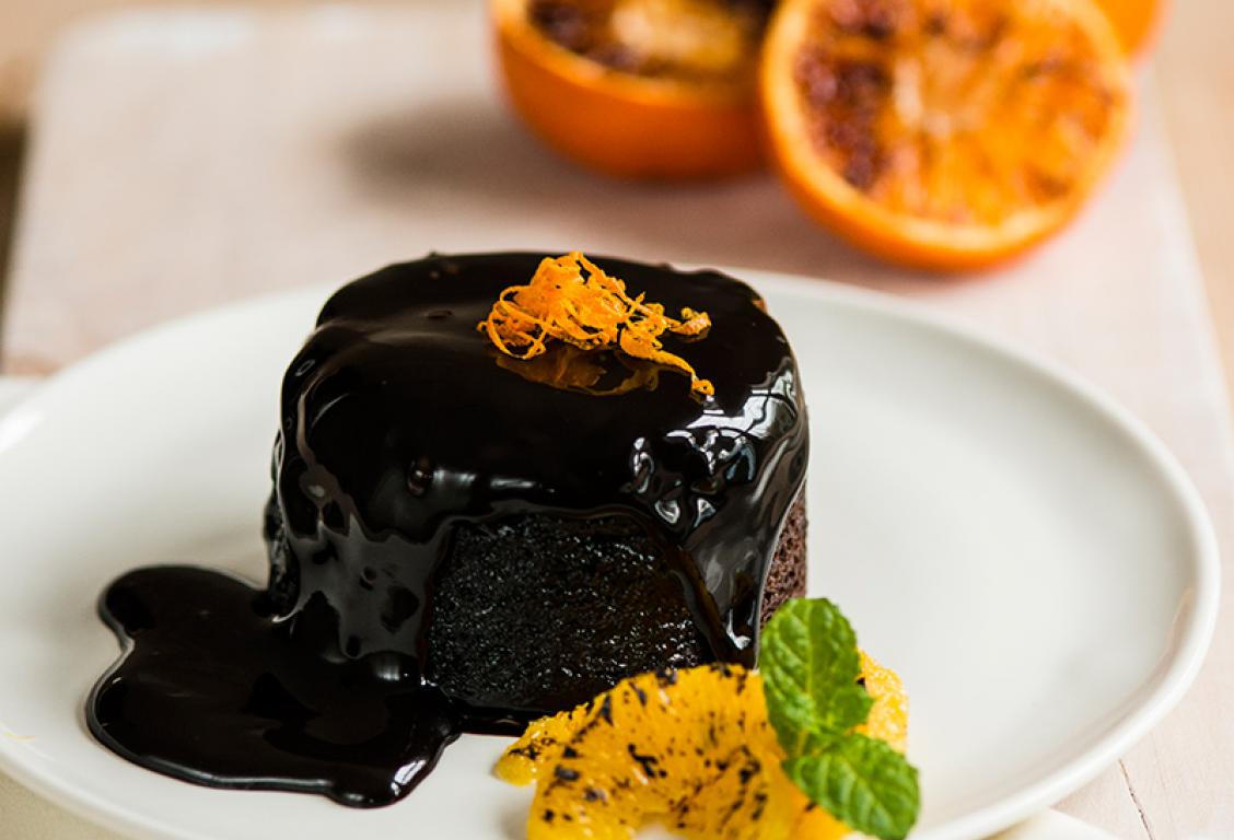Chocolate Orange Sponge Pudding