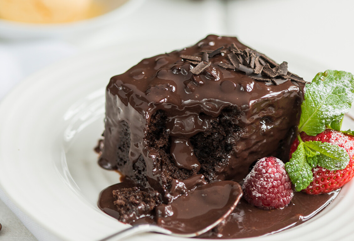 Square Chocolate Pudding